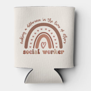 Social Worker Appreciation Graduation Gifts Can Cooler