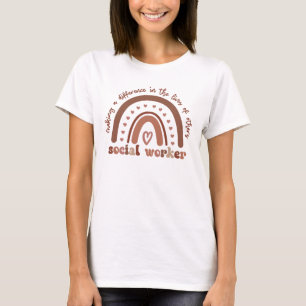 Social Worker Appreciation Graduation Gifts T-Shirt