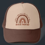 Social Worker Appreciation Graduation Gifts Trucker Hat<br><div class="desc">Custom Social Worker Appreciation Graduation gifts- This Rainbow Social Worker design makes a great appreciation gift for Social Workers!</div>