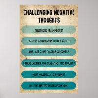 Social Worker Challenging Negative Thoughts