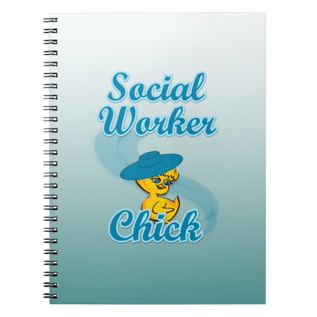 Social Worker Chick #3 Notebook (Front)