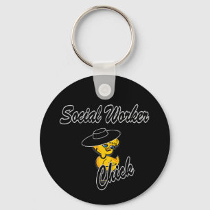 Social Worker Chick #4 Keychain
