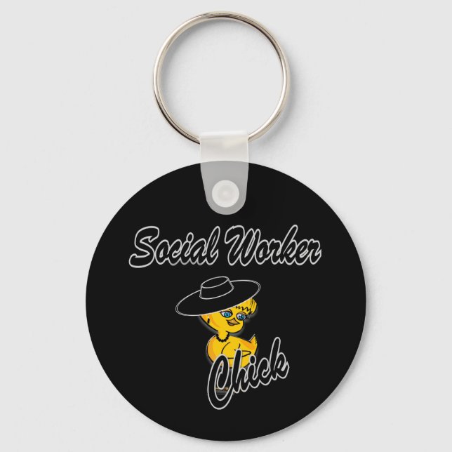 Social Worker Chick #4 Keychain (Front)