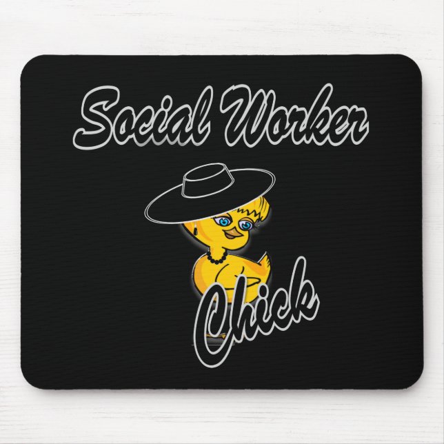 Social Worker Chick #4 Mouse Pad (Front)