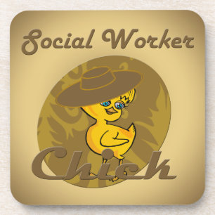 Social Worker Chick #6 Coaster