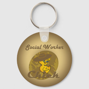 Social Worker Chick #6 Keychain