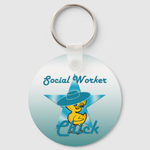 Social Worker Chick #7 Keychain