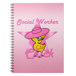 Social Worker Chick #8 Notebook