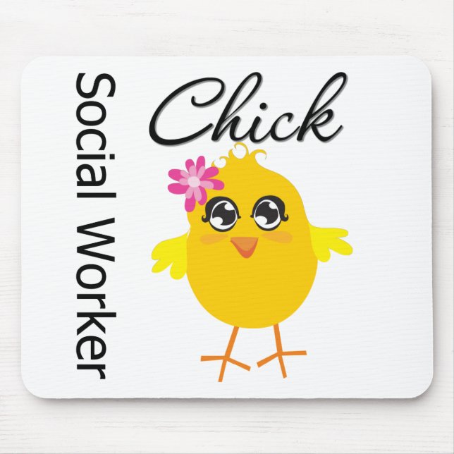 Social Worker Chick Mouse Pad (Front)