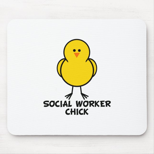 Social Worker Chick Mouse Pad (Front)