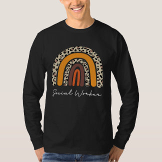 Social worker Crew Boho Back School Appreciation T T-Shirt