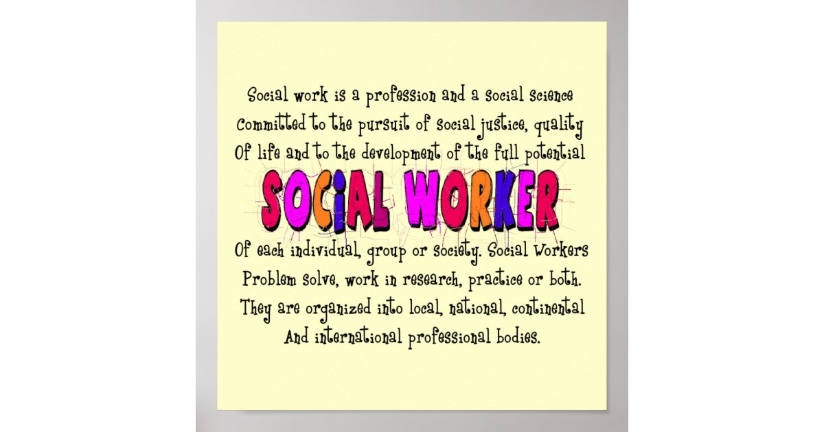 social-worker-definition-art-poster-zazzle