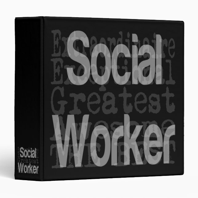Social Worker Extraordinaire Binder (Front/Spine)