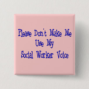 Social Worker Gifts 2 Inch Square Button