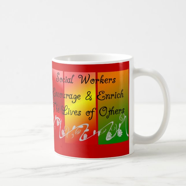 Social Worker Gifts Coffee Mug (Right)