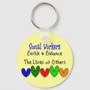 Social Worker Gifts Keychain