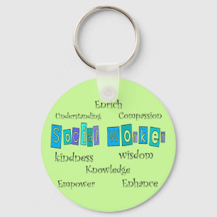 Social Worker Gifts Keychain