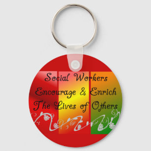 Social Worker Gifts Keychain