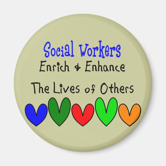 Social Worker Gifts Magnet (Front)