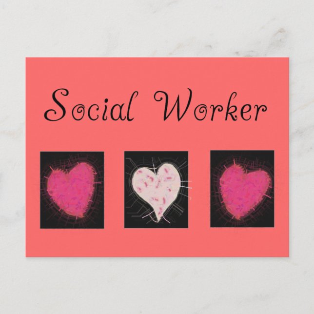 Social Worker Gifts Postcard (Front)