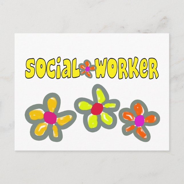 Social Worker Gifts Postcard (Front)