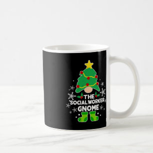 Social Worker Gnome Xmas Family Holiday Christmas  Coffee Mug