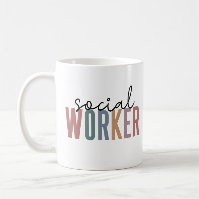 Social Worker Graduation Appreciation gifts Coffee Mug (Left)