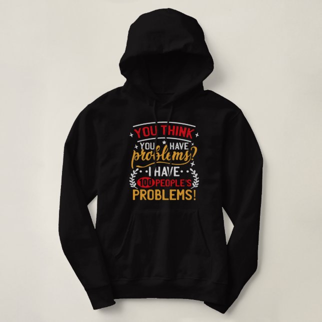 Social Worker Humour Hoodie (Design Front)