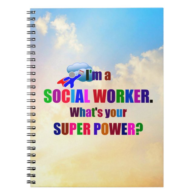 Social Worker Humour Notebook (Front)