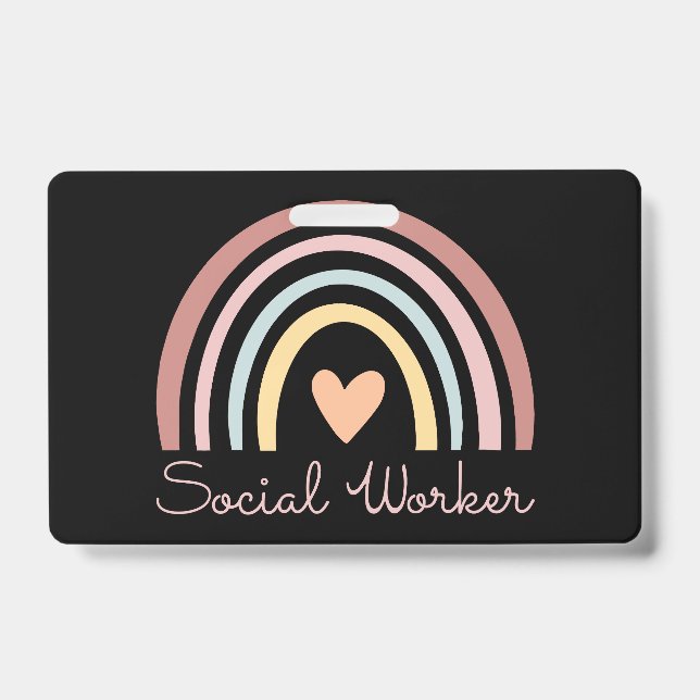 Social Worker II Badge (Front)