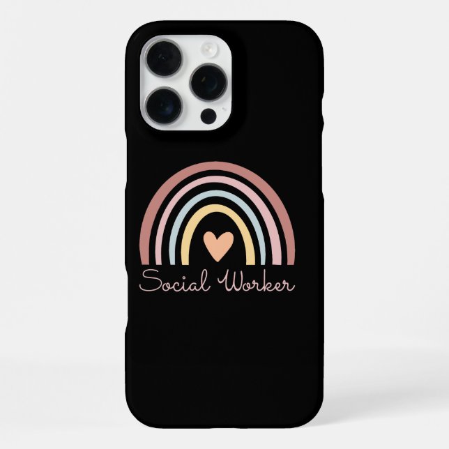 Social Worker II iPhone Case (Back)