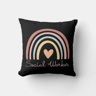Social Worker II Throw Pillow