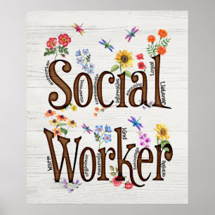 Social Worker Inspirational & Motivational Poster