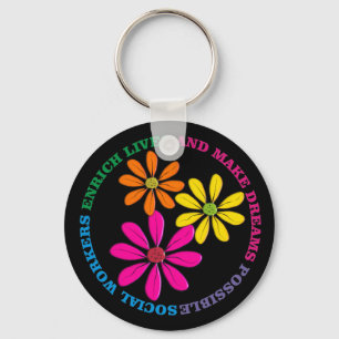 Social Worker Key Chain