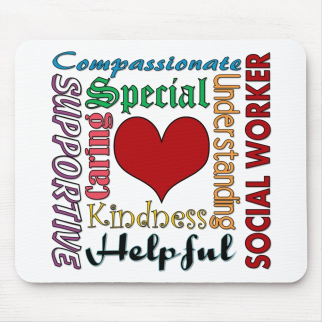 Social Worker Mouse Pad (Front)