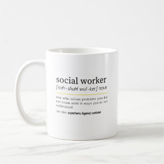 Social Worker noun Coffee Mug