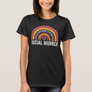 Social Worker Rainbow 2023 School Social Worker T-Shirt