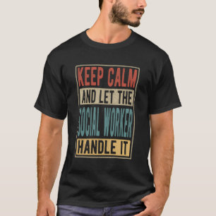 Social Worker Retro Design - Social Worker T-Shirt