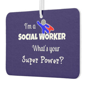 Social Worker Superhero Air Freshener