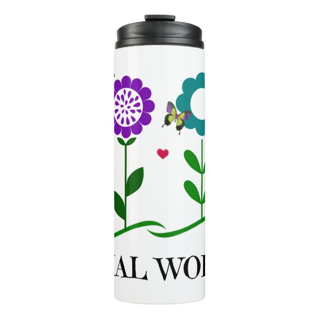 Social Worker Thermal Tumbler (Front)