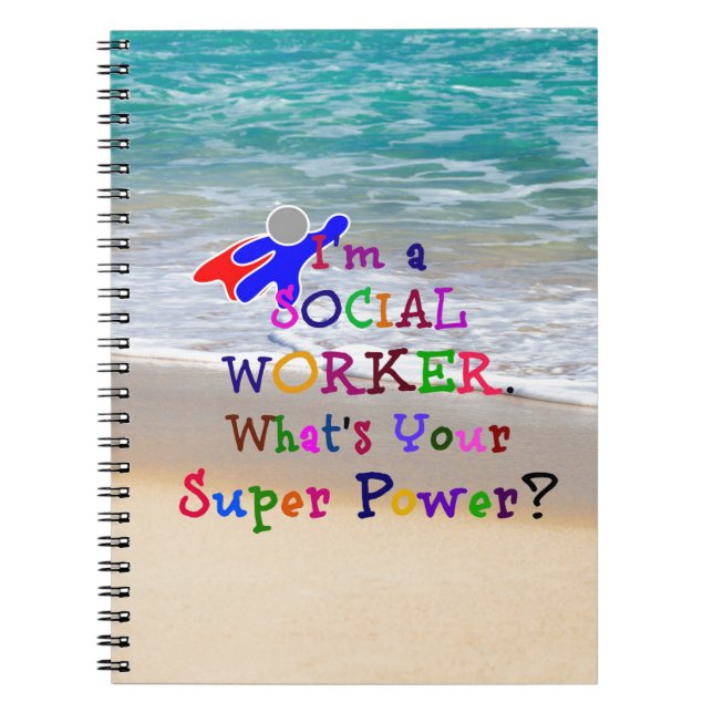 Social Worker to the Rescue Notebook (Front)