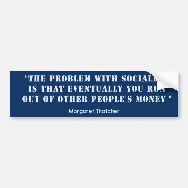 Socialism Bumper Sticker (Front)