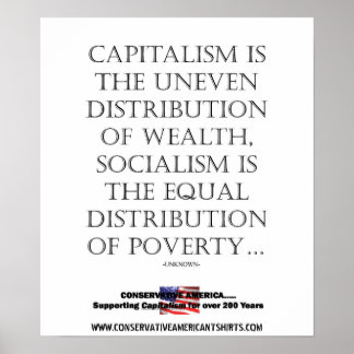 SOCIALISM DOES NOT WORK POSTER