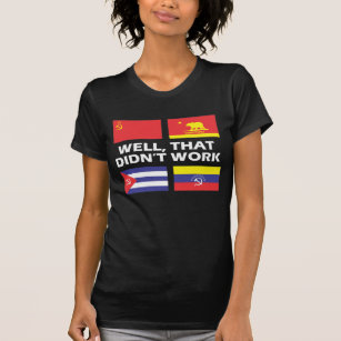 Socialism Doesn't Work Anti Socialism Communism T-Shirt