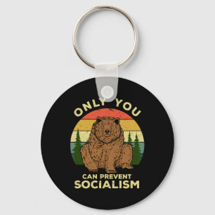 Socialism - Russia Love Russian Bear Ussr Camping Keychain
