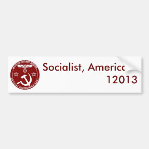 Socialist, America ... - Customized Bumper Sticker