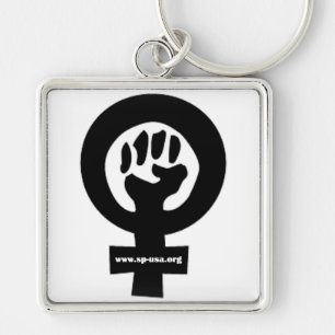 Socialist Feminist Keychain