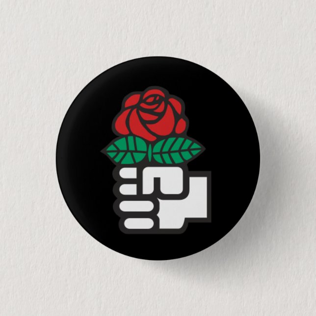 Socialist International 1 Inch Round Button (Front)