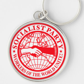 Socialist Party USA Logo Keychain