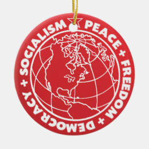 Socialist Peace Ornament